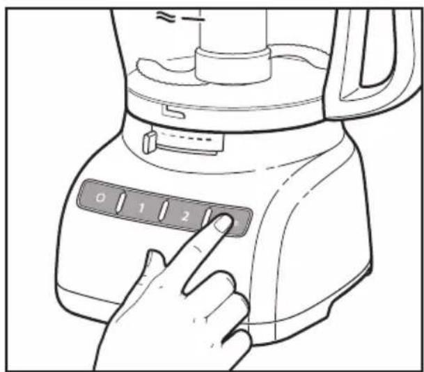 KITCHENAID 5KFP1335BOB - Using the Pulse Control - 1