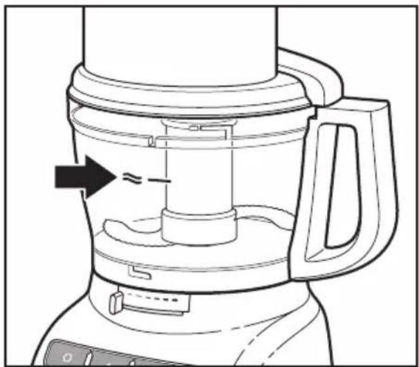 KITCHENAID 5KFP1335BOB - Maximum Liquid Level - 1