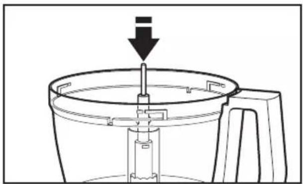 KITCHENAID 5KFP1335BOB - Installing the Adjustable Slicing Disc - 1