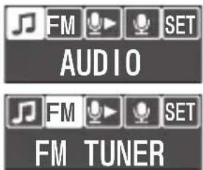 FM SET AUDIO FM SET FM TUNER