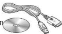 LG KE600 - Data cable/CD - 1
