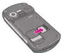 LG KE600 - การถอดการ์ดหน่วยความจำ - 1