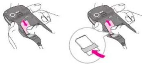LG KE600 - ใส่ซิมการ์ด - 1