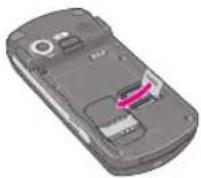 LG KE600 - Inserting the memory card - 4