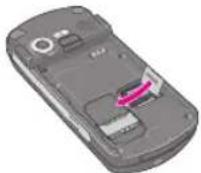 LG KE600 - การใส่การ์ดหน่วยความจำ - 4