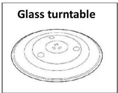 Glass turntable