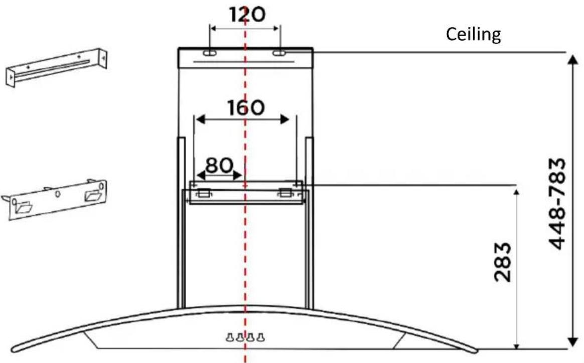 120 Ceiling 160 80 448-783 283