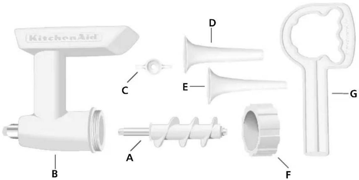KITCHENAID Gourmet KPEXTA - Accessoire poussoir à saucisses - 1