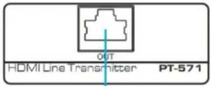 OUT HDMI Line Transmitter PT-571