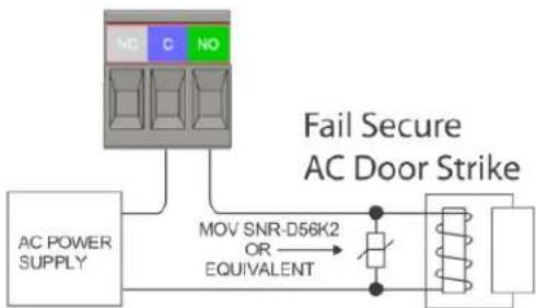 Speco Technologies A2E4P - Fail Secure AC Door Strike - 3