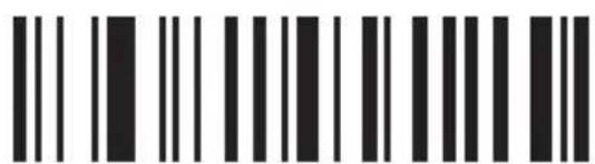 Barcode image containing black vertical bars on white background
