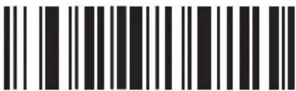 Black and white barcode image with vertical lines on both sides