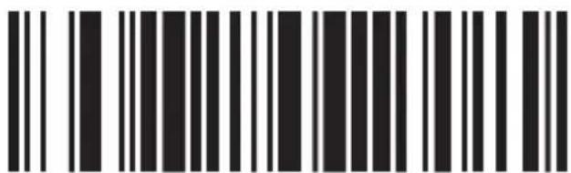 Black and white barcode image with vertical lines on both sides