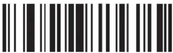 Black and white barcode image with vertical lines on both sides