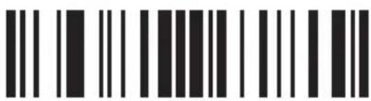 Barcode image with vertical black and white lines on white background