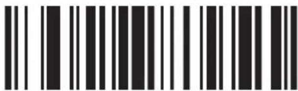 Black and white barcode image with vertical lines on both sides