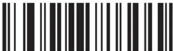 Black and white barcode image with vertical lines on both sides