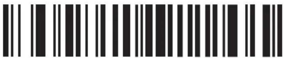 Black and white barcode image with vertical lines on both sides