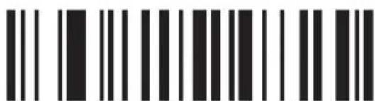 Barcode image containing machine-readable data, with vertical black bars for each digit and a small number below the bars.