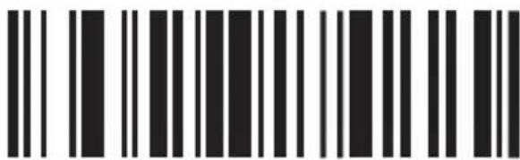 Black and white barcode image with vertical lines on both sides