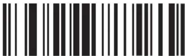 Black and white barcode image with vertical lines on both sides