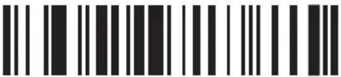 Black and white barcode image with vertical lines on both sides