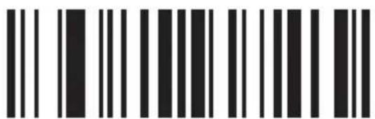 Barcode image with vertical black and white lines on white background