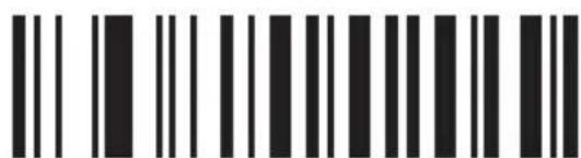 Black and white barcode image with vertical lines and dots, no readable text or symbols