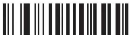 Barcode image containing machine-readable data, with vertical black bars for each digit and a series of dots for digits 1 through 9.