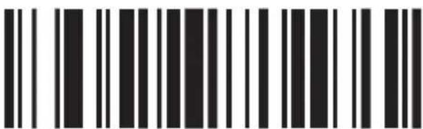 Black and white barcode image with vertical lines on both sides