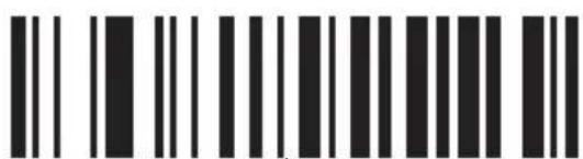 Barcode image with vertical black and white lines on white background