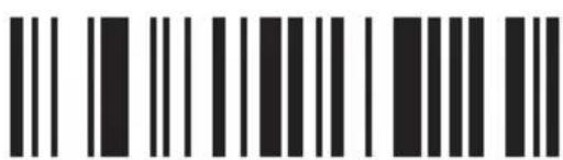 Black and white barcode image with vertical lines and dots, no readable text or symbols