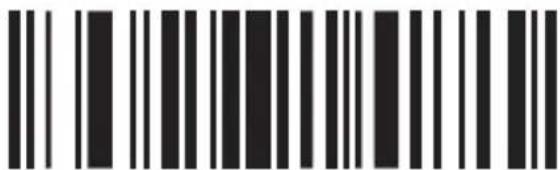 Black and white barcode image with vertical lines on both sides