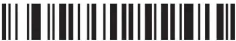 Black and white barcode image with vertical lines and dots, no readable text or symbols