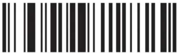 Black and white barcode image with vertical lines on both sides