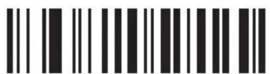 Barcode image with vertical black and white lines on white background