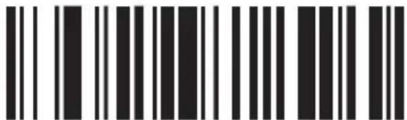 Black and white barcode image with vertical lines on both sides