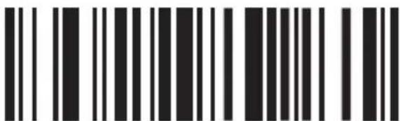 Black and white barcode image with vertical lines on both sides