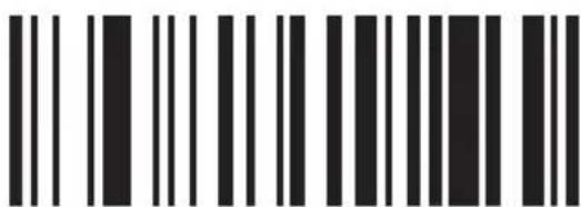 Black and white barcode image with vertical lines on both sides