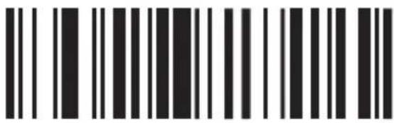 Black and white barcode image with vertical lines on both sides