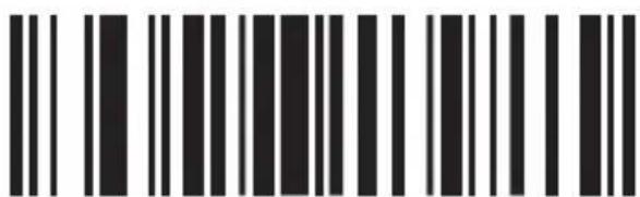 Black and white barcode image with vertical lines on both sides