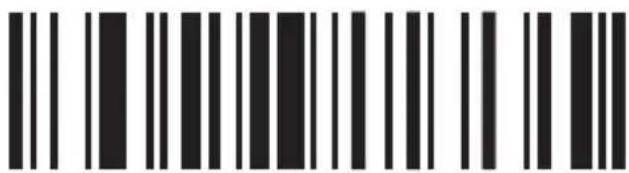 Black and white barcode image with vertical lines on both sides