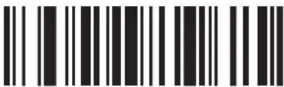 Black and white barcode image with vertical lines on both sides