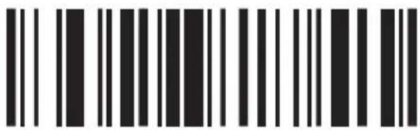 Black and white barcode image with vertical lines on both sides