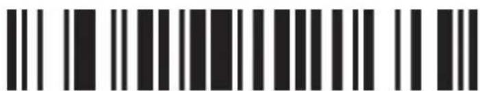 Black and white barcode image with vertical lines and dots