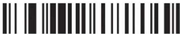 Barcode image containing machine-readable data with vertical lines and tick marks