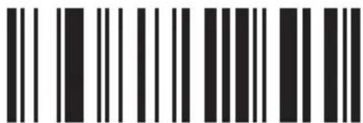 Barcode image with vertical black and white lines on both sides