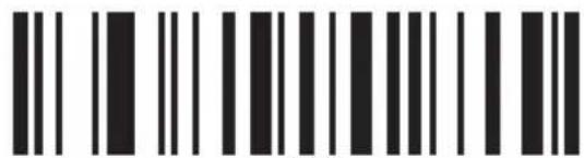 Barcode image containing machine-readable data with vertical lines and dots