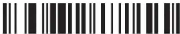 Barcode image containing machine-readable data with vertical lines and tick marks
