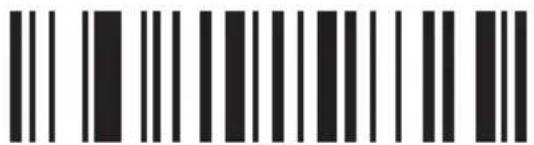 Barcode image containing machine-readable data, with vertical black bars for each digit in the sequence.